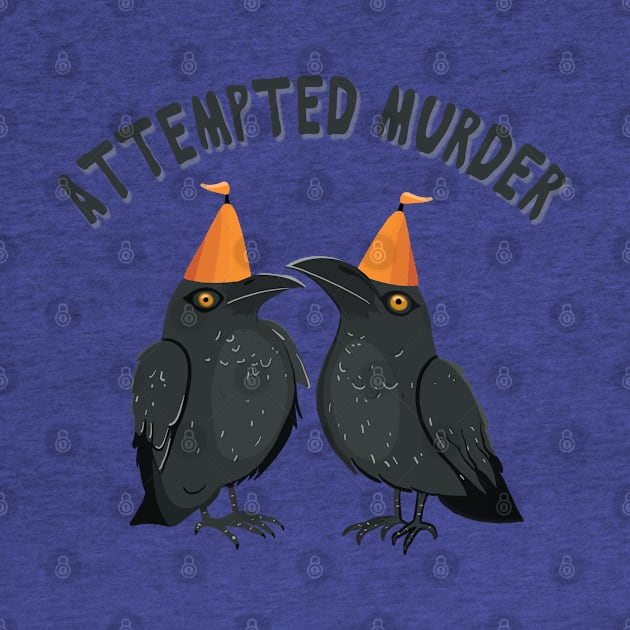 An Attempted Murder of Crows by KilkennyCat Art